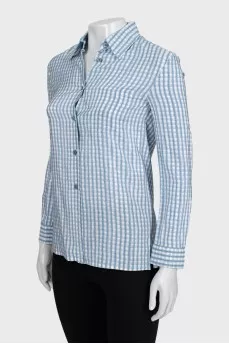 Silk shirt with tag