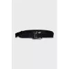 Textile belt with fastex buckle