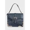 Leather satchel bag