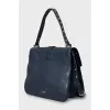 Leather satchel bag