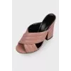 Gucci powder mules