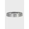 Love ring in white gold