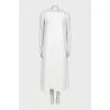 White linen sarafan