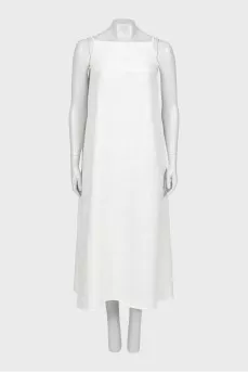 White linen sarafan