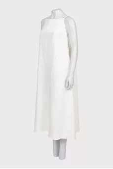 White linen sarafan