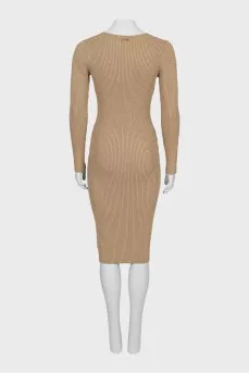 Lurex fitted dress