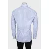 Men's striped straight fit shirt