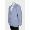 Men's wool jacket with print