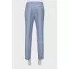 Men's wool trousers with print