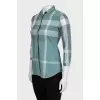 Fitted shirt with signature print