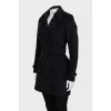 Wool and cashmere coat