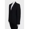 Fitted wool jacket