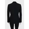 Fitted wool jacket