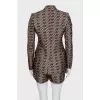 Printed suit with shorts