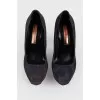 Dark blue shoes