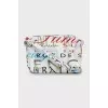 Printed crossbody bag