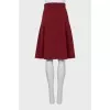Loose red skirt