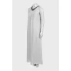 Sundress with a loose cut and decoration
