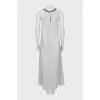Sundress with a loose cut and decoration
