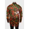 Men's shirt long at the back