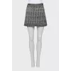 Knitted mini skirt