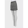 Knitted mini skirt