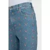 Skinny jeans in floral print