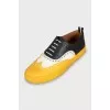 Men's brogues in mixed colors