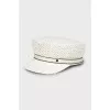 Abby cap with tag
