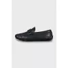 Men's loafers with metal logo
