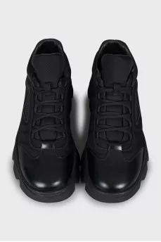 Men's boots with a relief sole