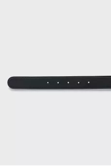 Belt with gold logo
