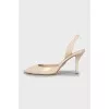 Patent Leather Slingbacks with Heels