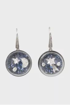 Сережки з білого золота Bulle de Ciel