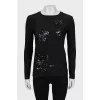 Blouse decorated with sequins