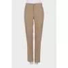 Slim fit trousers with elastic waistband