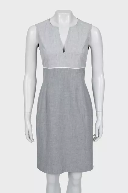Fitted grey dress