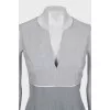 Fitted grey dress