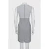 Fitted grey dress