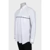 Men's shirt with text print