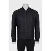 Men's bomber jacket with patch pockets