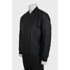 Men's bomber jacket with patch pockets