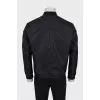 Men's bomber jacket with patch pockets