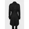 Cropped trench coat with pockets