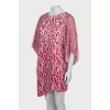 Asymmetrical silk dress