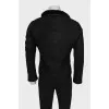 Men's sheepskin coat with pockets