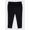 Men's slim fit wool trousers