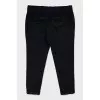 Men's slim fit wool trousers