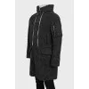 Men's short pile coat