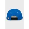 Blue cap with branded patch